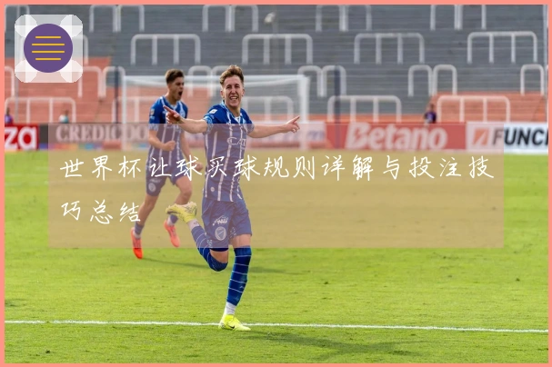 世界杯让球买球规则详解与投注技巧总结